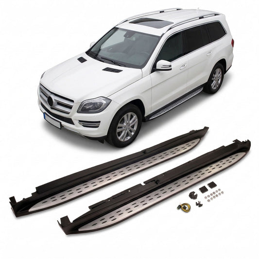 Aluminium Trittbretter passend für Mercedes GL-Klasse X166 2012-2015