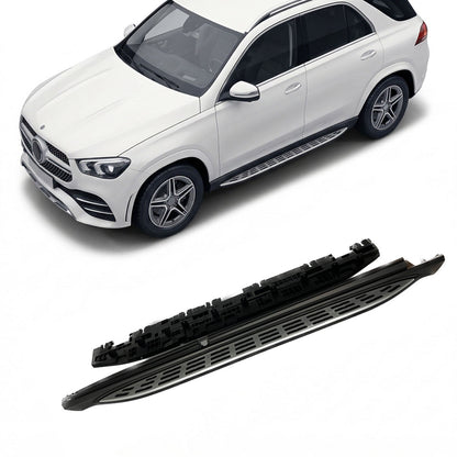 Alu Seitenschweller Laufflächen passend für Mercedes GLE (V167) 2018-heute