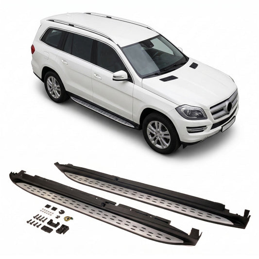 Alu Trittbretter passend für Mercedes GL-Klasse X166 2012-2015