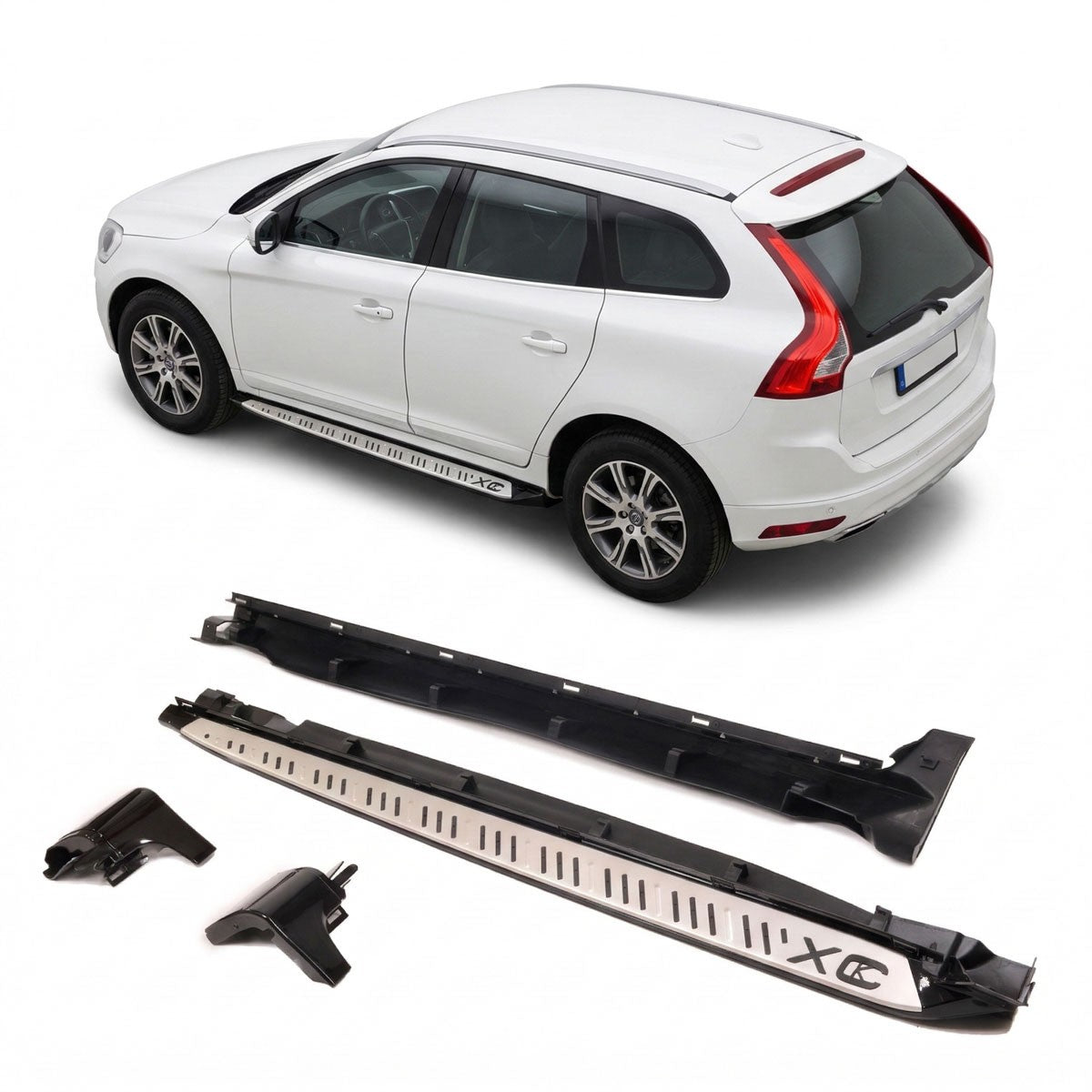 Alu Trittbretter passend für Volvo XC60 I SUV 2014-2018