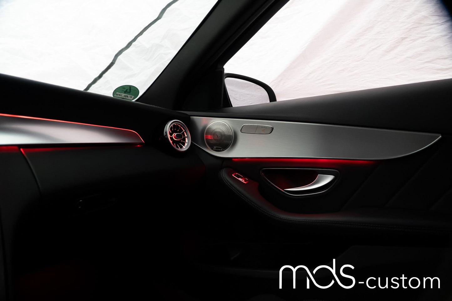 Mercedes GLC X253 Ambientebeleuchtung Komplett-Set | 64 Farben, Lüftungsdüsen, Beifahrerleiste