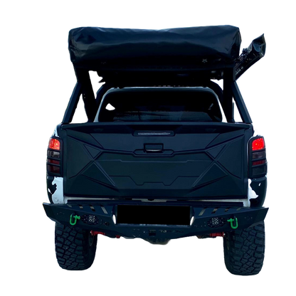 Heckklappenabdeckung passend für MITSUBISHI L200 Triton Serie 5/6 2015+ Matt Schwarz
