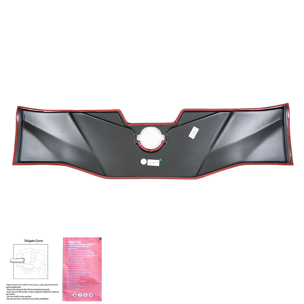Heckklappenabdeckung passend für NISSAN Navara NP300 (D23) 2014-2021 V2 Matt Schwarz