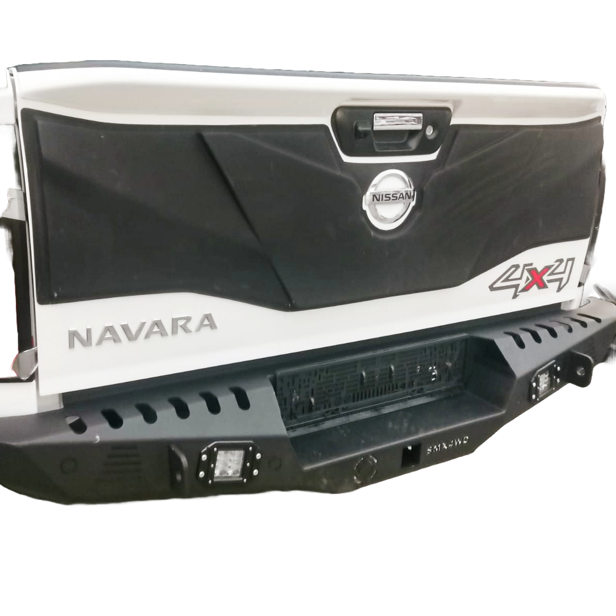 Heckklappenabdeckung passend für NISSAN Navara NP300 (D23) 2014-2021 V2 Matt Schwarz
