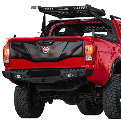 Heckklappenabdeckung passend für NISSAN Navara NP300 (D23) 2014-2021 V2 Matt Schwarz