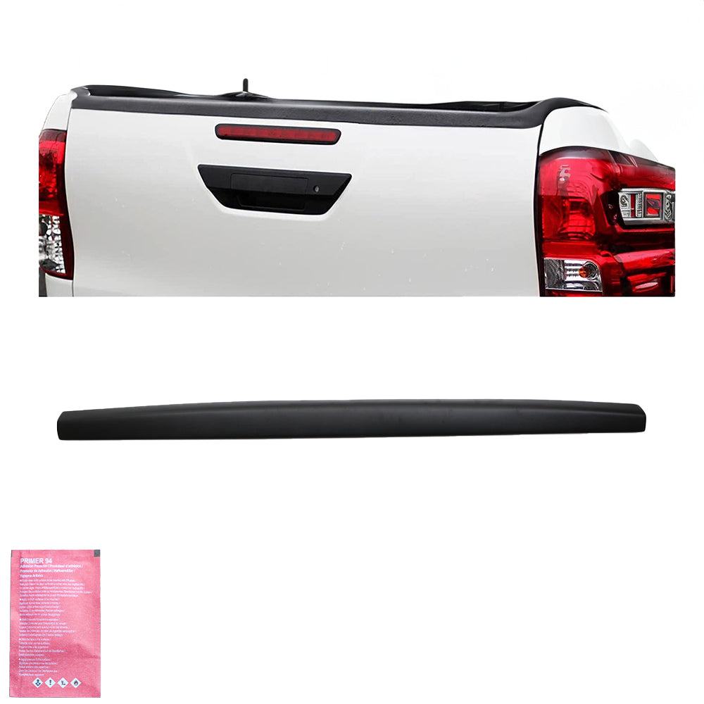 Heckklappenabdeckung passend für TOYOTA Hilux 2015-2020 Matt Schwarz