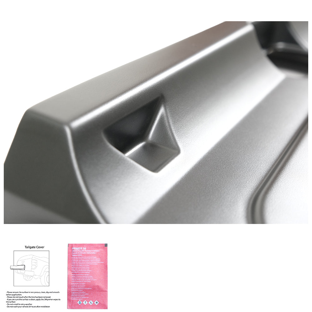 Heckklappenabdeckung passend für VW Amarok MK1-MK1 Facelift 2010-2021 Matt Schwarz