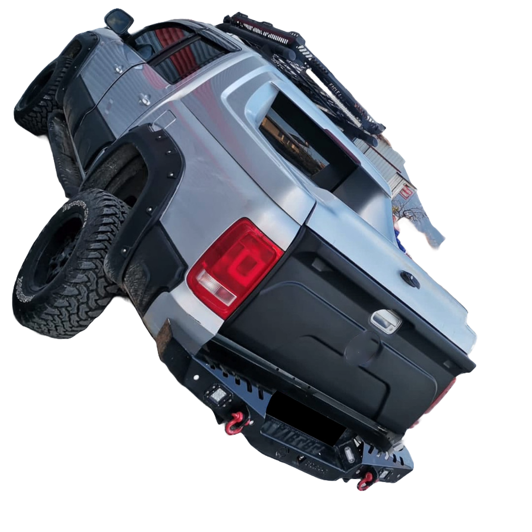 Heckklappenabdeckung passend für VW Amarok MK1-MK1 Facelift 2010-2021 Matt Schwarz