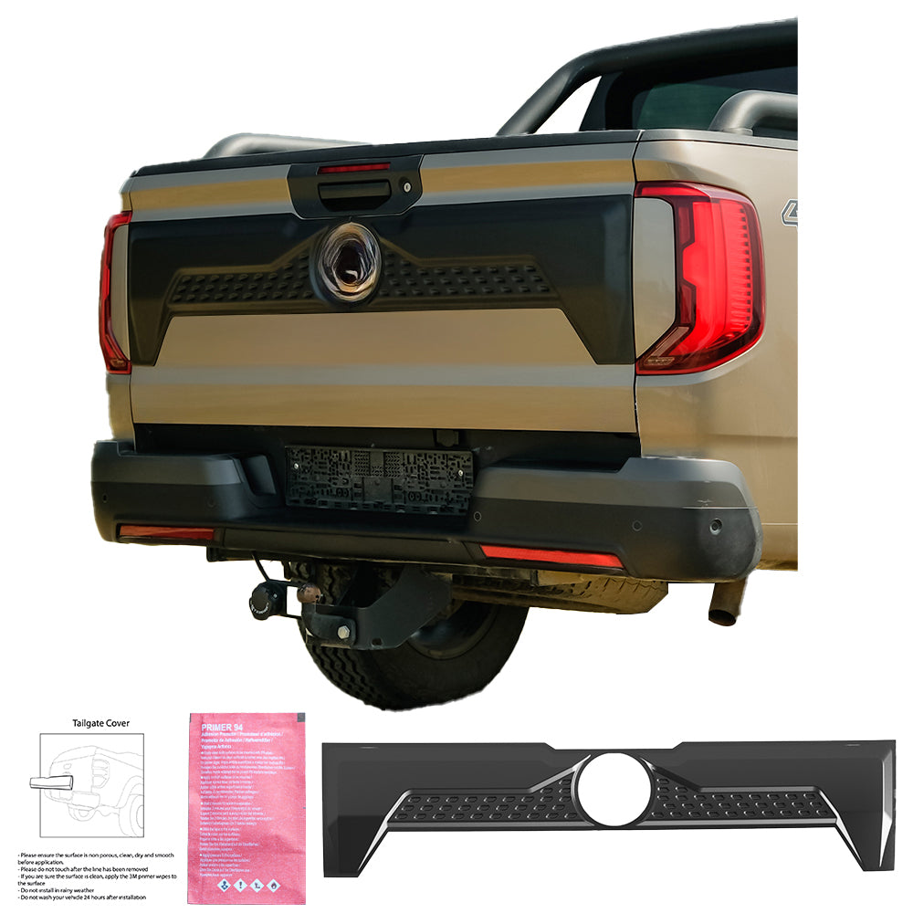 Halbtürabdeckung passend für VW Amarok MK2 2022+ Matt Schwarz