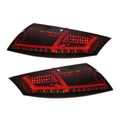 Heckleuchten Dynamisch LED Rot Smoke passend für AUDI TT (8J) Coupe Roadster 2007-2013