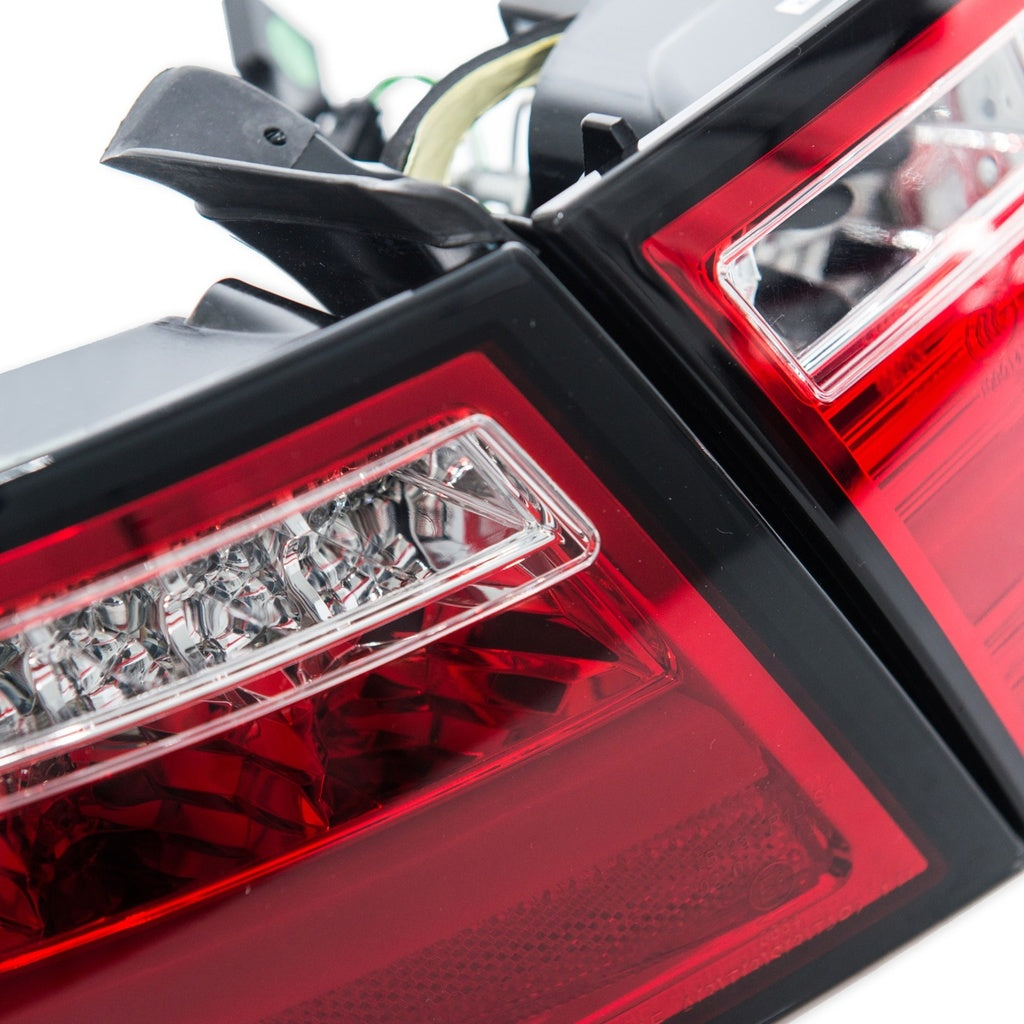 Heckleuchten LED Rot Klar passend für AUDI A5 (8T) Coupe, Cabrio, Sportback Vor-Facelift 2007-2009