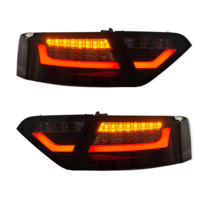 LED Schwarz Rauch Rücklichter passend für Audi A5 (8T) 2007-2009