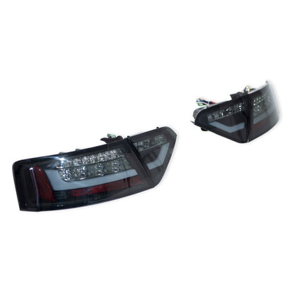 Heckleuchten LED Schwarz Smoke passend für AUDI A5 (8T) Coupe, Cabrio, Sportback Vor-Facelift 2007-2009