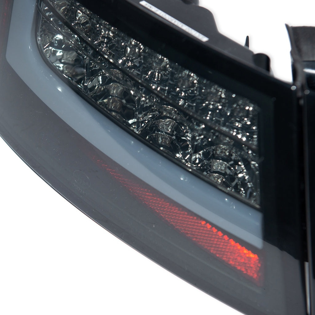 Heckleuchten LED Schwarz Smoke passend für AUDI A5 (8T) Coupe, Cabrio, Sportback Vor-Facelift 2007-2009