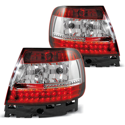 LED Rücklichter Rot Weiß passend für Audi A4 B5 11.94-09.00