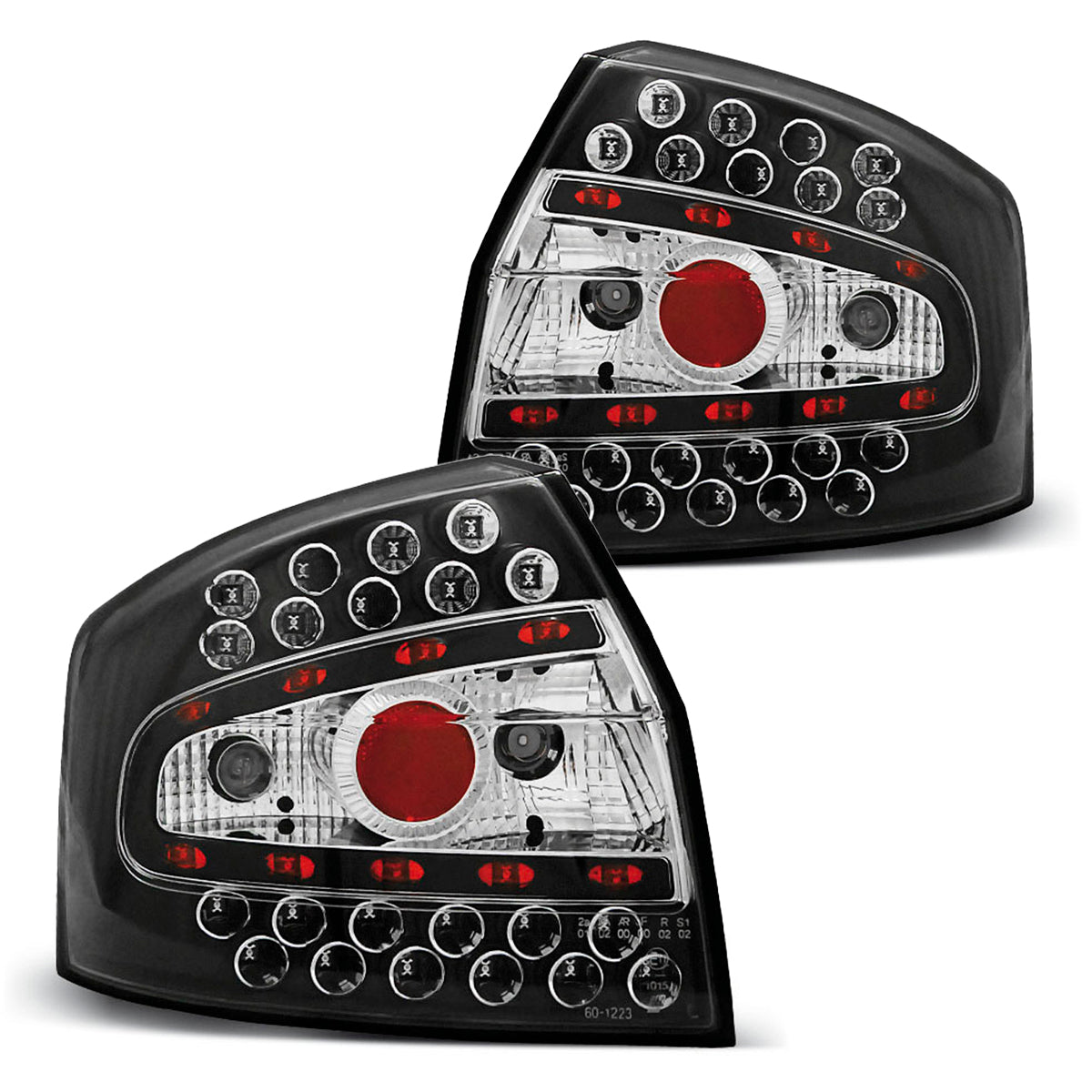 LED Rücklichter Schwarz passend für Audi A4 8E 10.00-10.04 Limousine