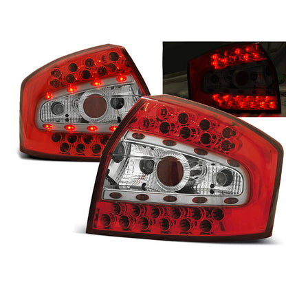 LED Rücklichter Rot Weiß passend für Audi A4 8E 10.00-10.04 Limousine