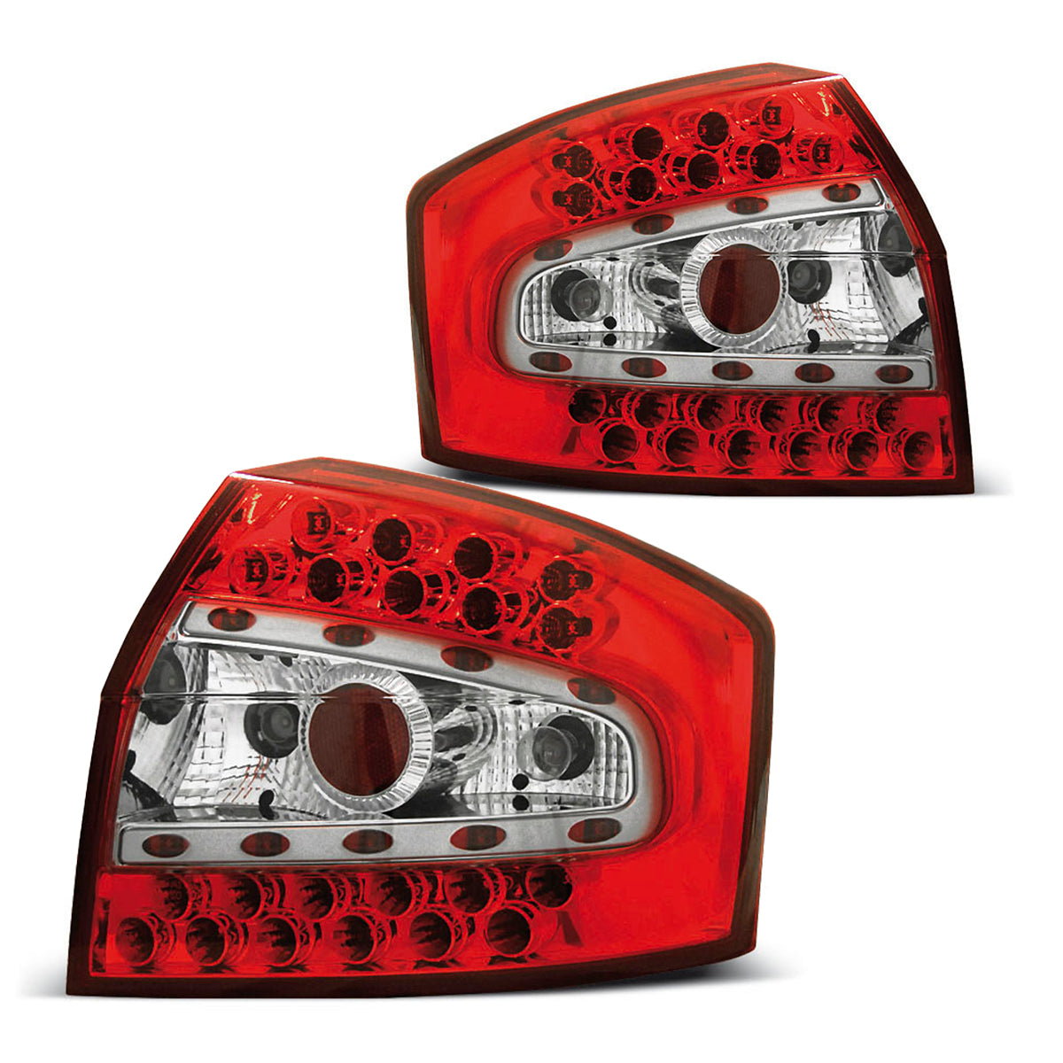 LED Rücklichter Rot Weiß passend für Audi A4 8E 10.00-10.04 Limousine