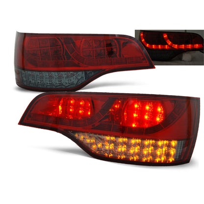 LED Rücklichter Rot Rauch passend für Audi Q7 06-09