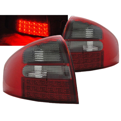 LED Rücklichter Rot Rauch passend für Audi A6 05.97-05.04 Limousine