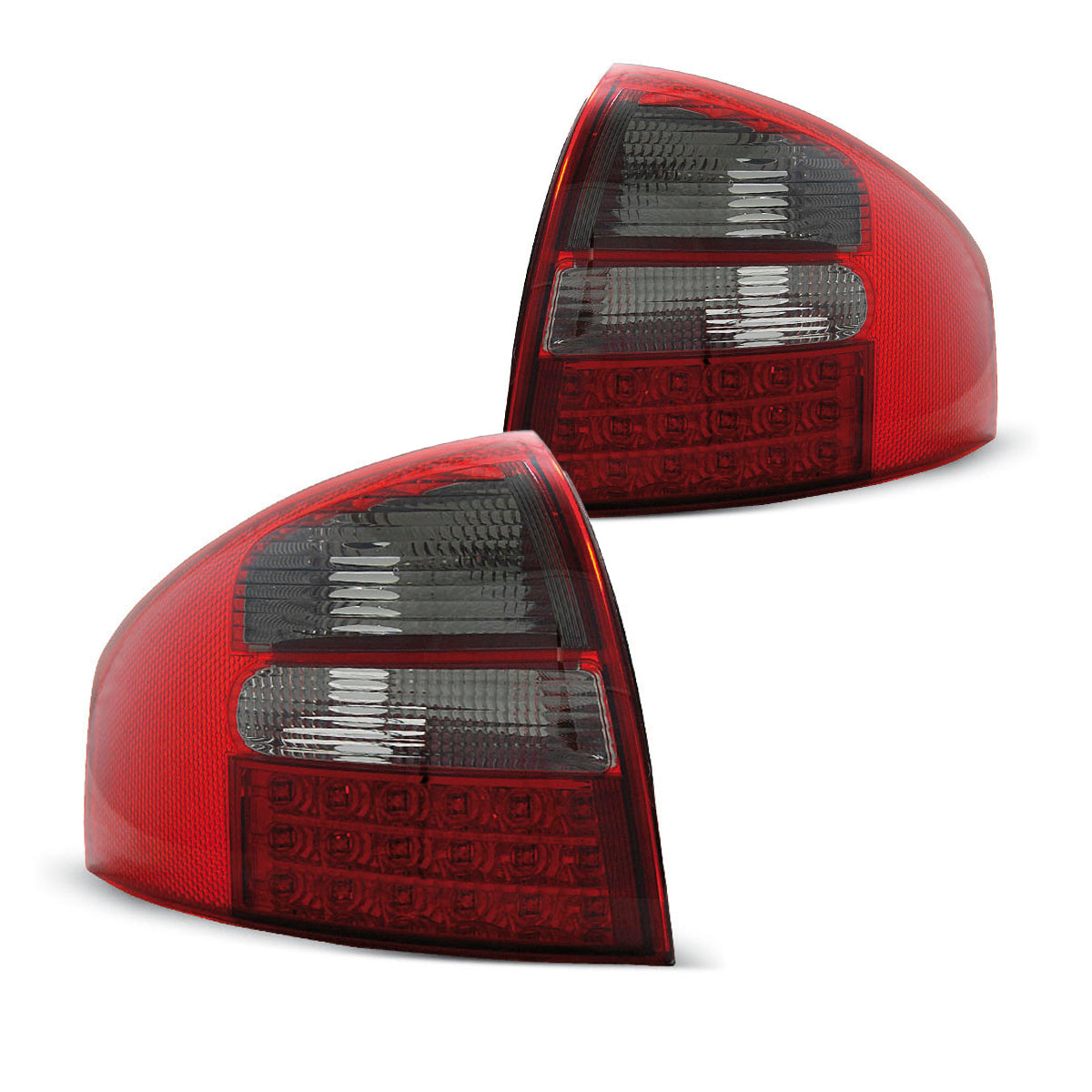 LED Rücklichter Rot Rauch passend für Audi A6 05.97-05.04 Limousine