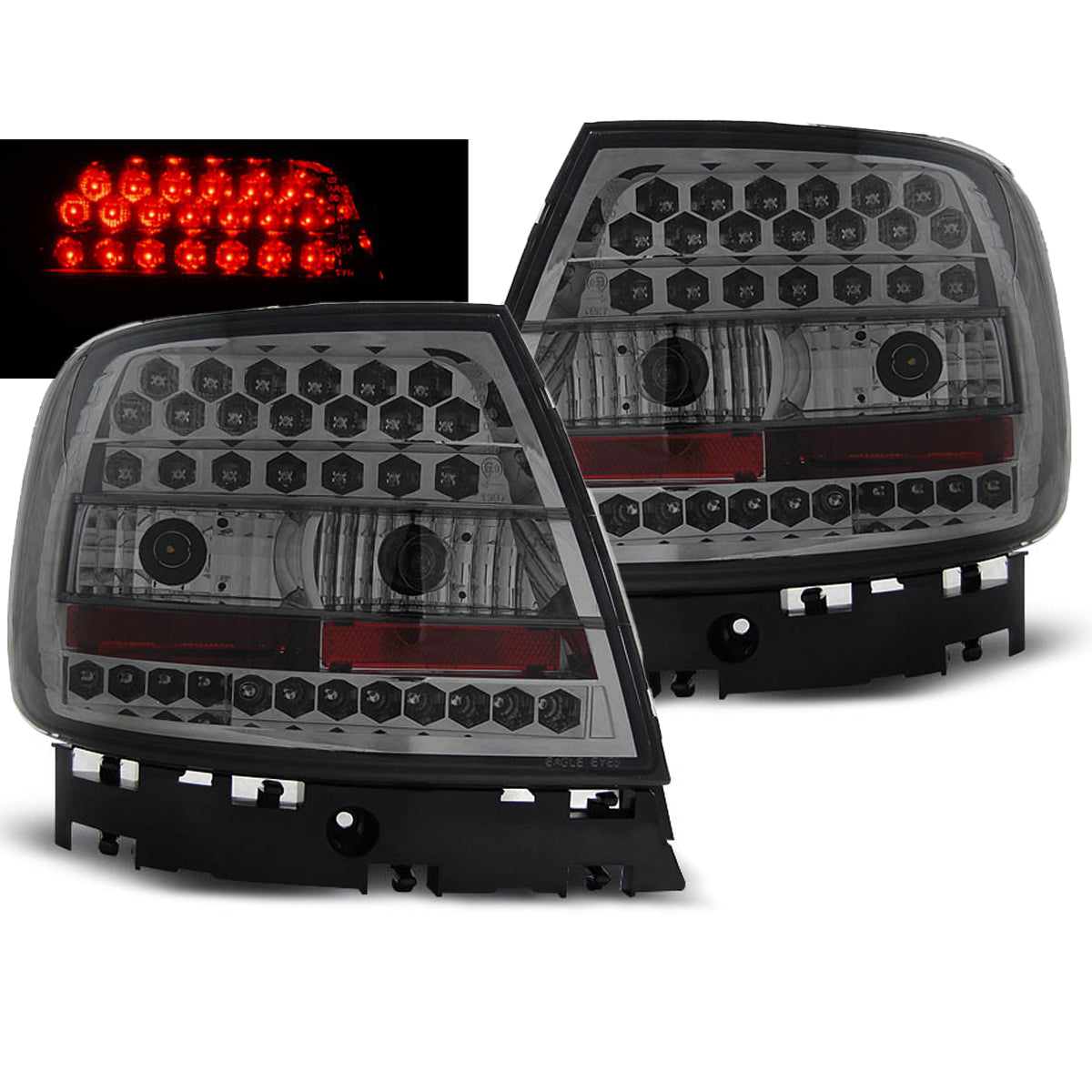 LED Rücklichter Rauch passend für Audi A4 11.94-09.00