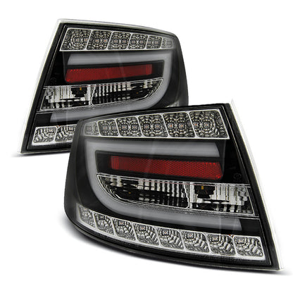 LED Rücklichter Schwarz passend für Audi A6 C6 Limousine 04.04-08 6PIN