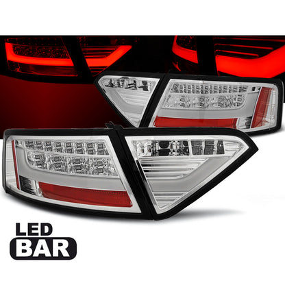 LED BAR Rücklichter Chrom passend für Audi A5 07-06.11