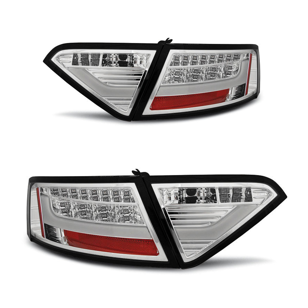 LED BAR Rücklichter Chrom passend für Audi A5 07-06.11
