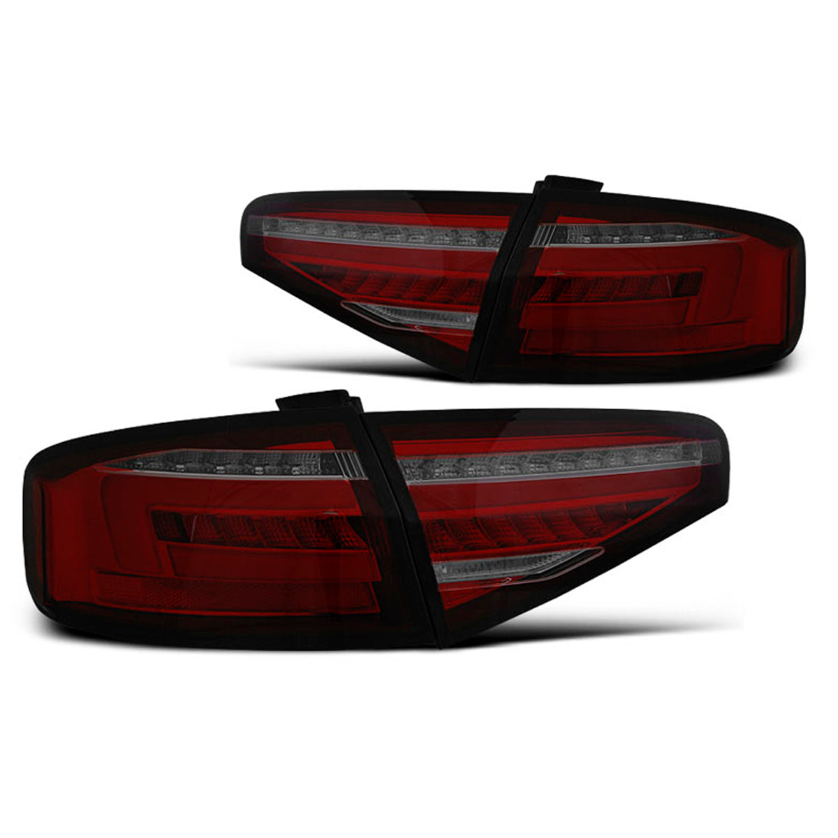 LED BAR Rücklichter Rot Rauch SEQ passend für Audi A4 B8 12-15 Limousine OEM LED