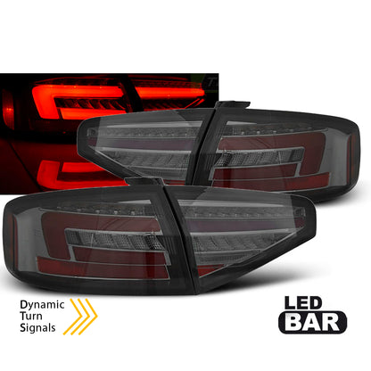 LED BAR Rücklichter Rauch SEQ passend für Audi A4 B8 12-15 Limousine OEM LED