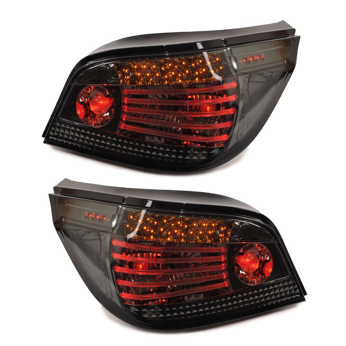 Dynamische LED Rauch Rücklichter passend für BMW 5 (E60) Limousine 2004-2007