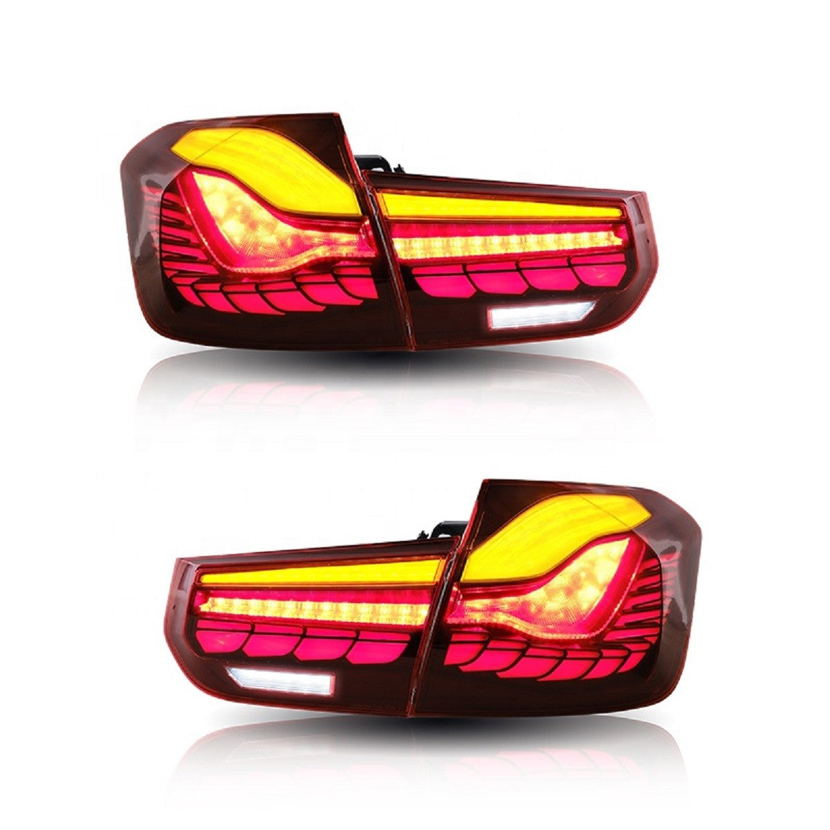 Dynamische LED Rote Rücklichter passend für BMW 3er F30 Limousine 2013-2018