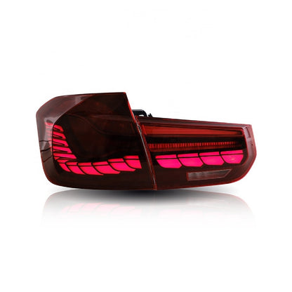 Dynamische LED Rote Rücklichter passend für BMW 3er F30 Limousine 2013-2018