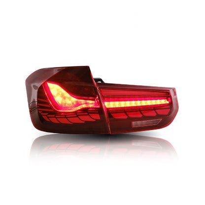 Dynamische LED Rote Rücklichter passend für BMW 3er F30 Limousine 2013-2018