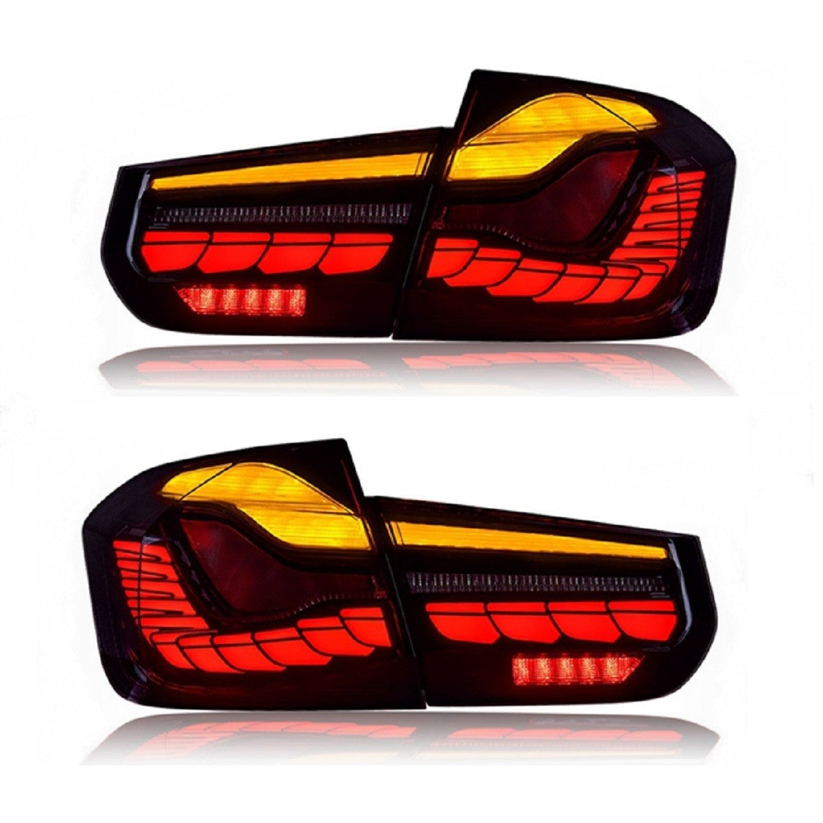 Dynamische LED Rauch Rücklichter passend für BMW 3er F30 Limousine 2013-2018