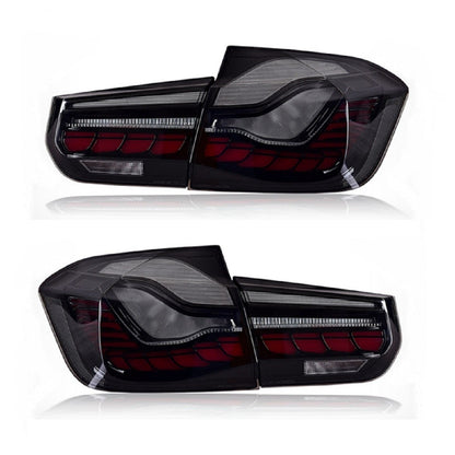 Dynamische LED Rauch Rücklichter passend für BMW 3er F30 Limousine 2013-2018