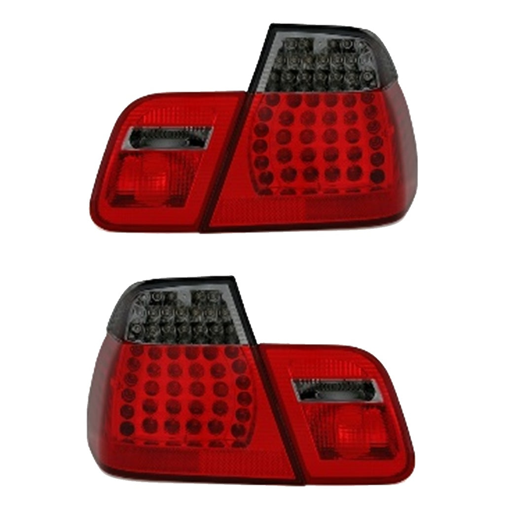 Heckleuchten LED Rot Smoke passend für BMW 3er (E46) Limousine Facelift 2001-2005
