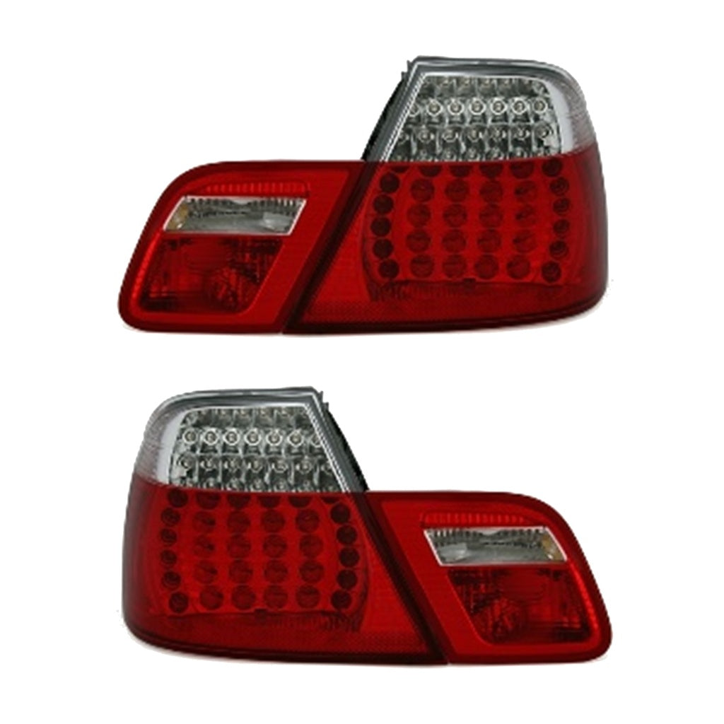 Heckleuchten LED Rot Klar passend für BMW 3er (E46) Coupe Facelift 2003-2006