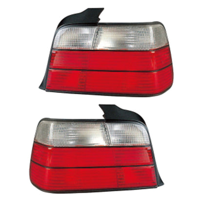 Heckleuchten Rot Klar passend für BMW 3er (E36) Limousine 1990-1998