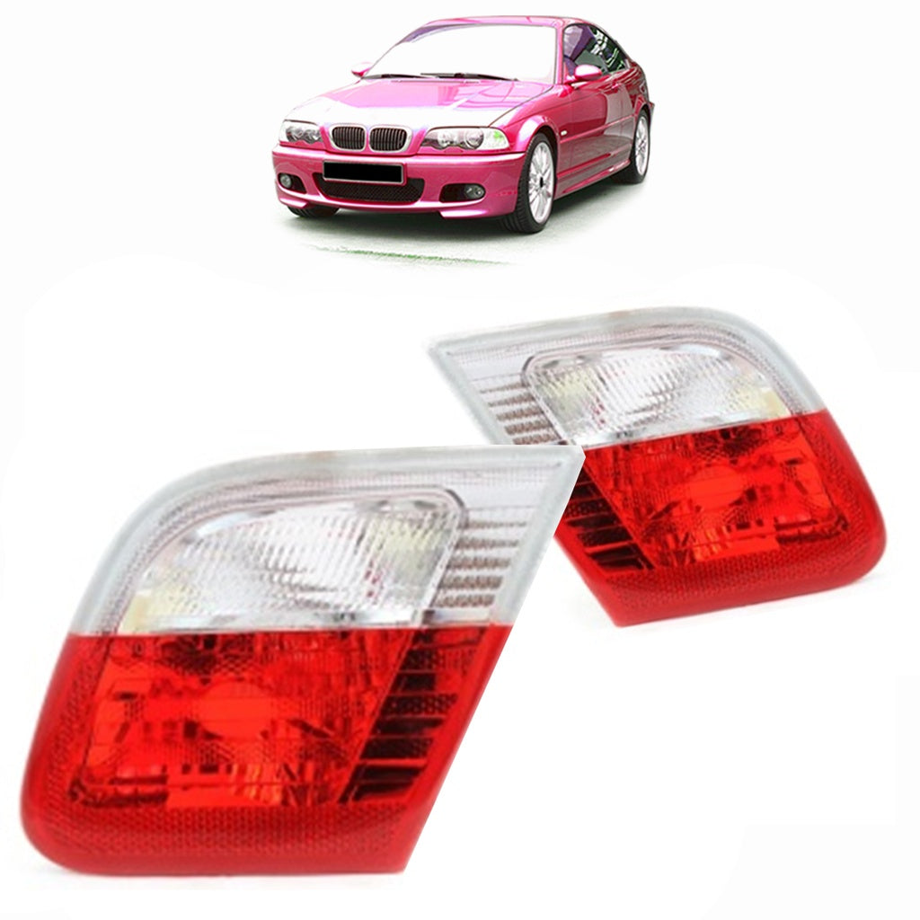 Heckleuchten Innen LINKS Rot Klar passend für BMW 3er (E46) Coupe und Cabrio Vor-Facelift 1999-2003