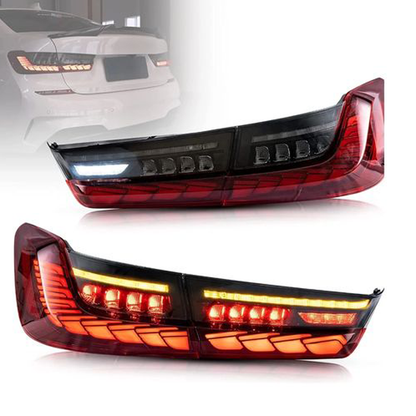 Dynamische LED Rücklichter Rot Smoke passend für BMW 3er G20 Limousine 2019-2022