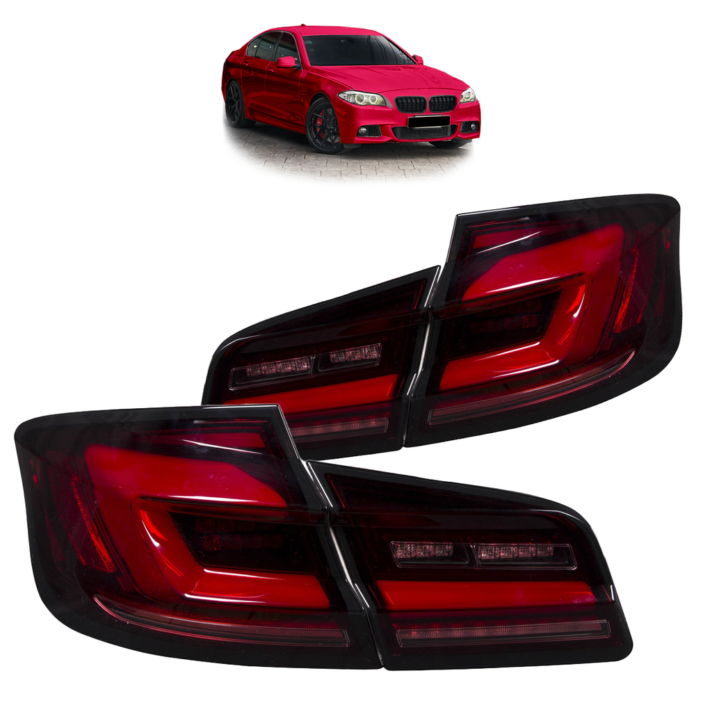 Heckleuchten Dynamisch LED Rot Klar passend für BMW 5er (F10) Limousine 2010-2017