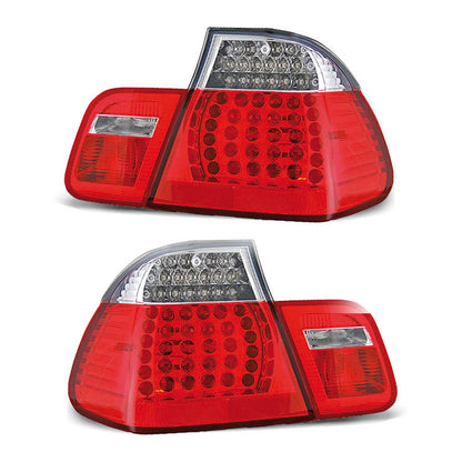 LED Rücklichter Rot Weiß passend für BMW E46 05.98-08.01 Limousine