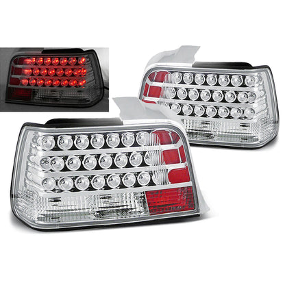 LED Rücklichter Chrom passend für BMW E36 12.90-08.99 Limousine