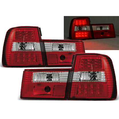 LED Rücklichter Rot Weiß passend für BMW E34 02.88-12.95 Limousine