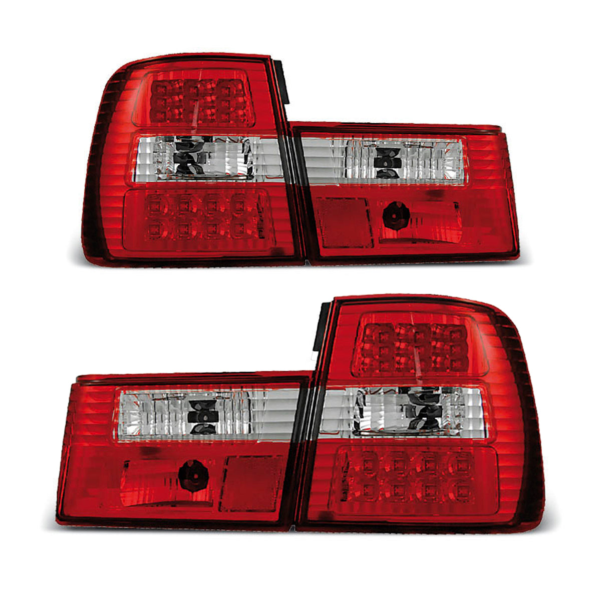 LED Rücklichter Rot Weiß passend für BMW E34 02.88-12.95 Limousine