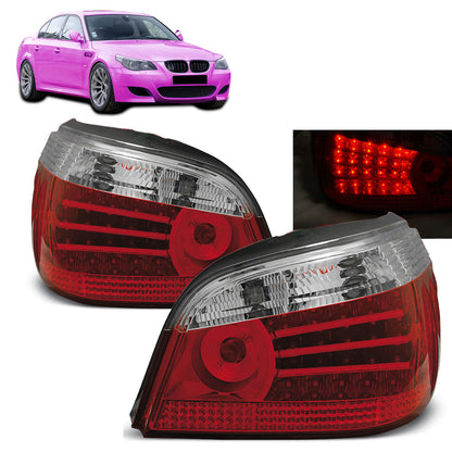 LED Rücklichter Rot Weiß passend für BMW E60 07.03-07