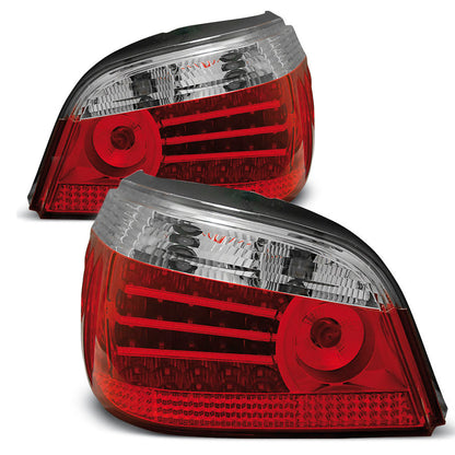LED Rücklichter Rot Weiß passend für BMW E60 07.03-07