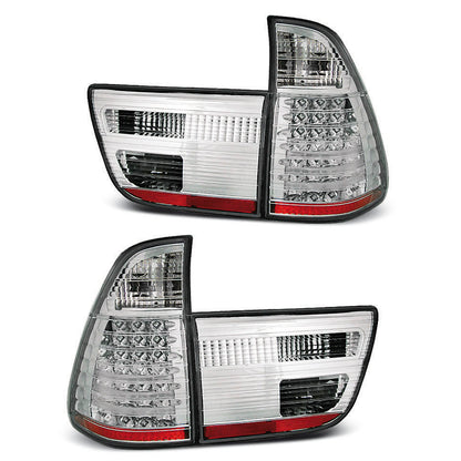 LED Rücklichter Chrom passend für BMW X5 E53 09.99-10.03